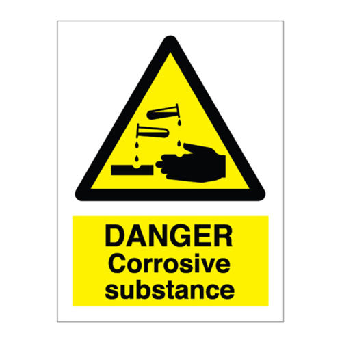 Corrosive Substance Signs (20008V)